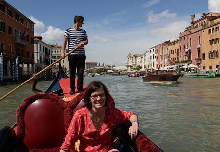Erynn Gondola Ride on the Grand Canal